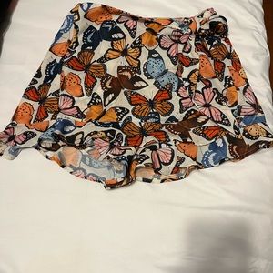 SHOW ME YOUR MUMU butterfly wrap shorts/skort